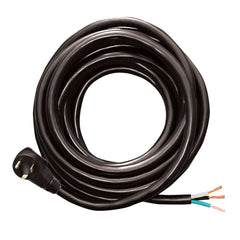 Voltec 16-00562 Right Angle Power Supply Cord 10/3 Gauge - 25', 30 Amp