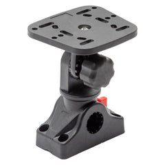 Extreme Max 3006.8658 Universal Fish Finder Head Unit Mount with Pivoting Bracket (Square Mount)