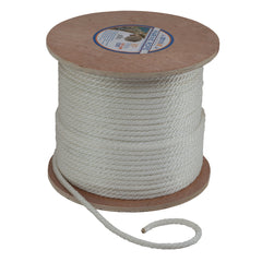 Sea-Dog 303106500WH Solid Braided Nylon Rope Spool - 1/4" x 500', White