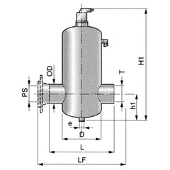 Spirotherm VTP 050 FT Spirotop Air Release Valve - 1/2" NPT Female