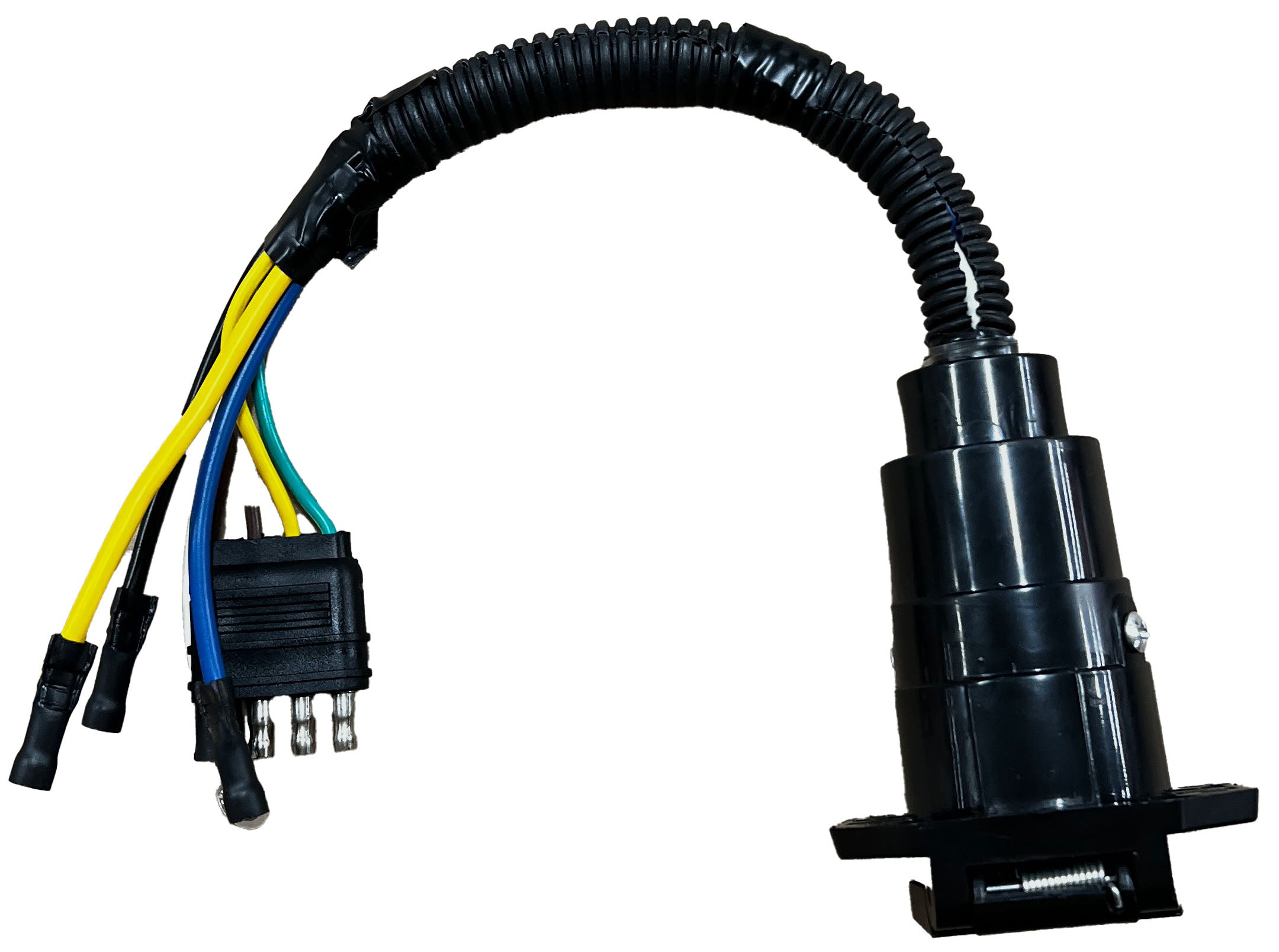 RV Designer TC520 4-Way Flat to 7-Way RV Socket Adapter Harness