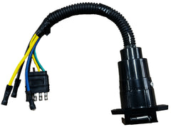 RV Designer TC520 4-Way Flat to 7-Way RV Socket Adapter Harness