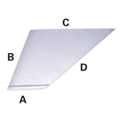 T-H Marine RS-3-DP Replacement Skeg - for Bombardier, Evinrude, Johnson, OMC, Yamaha V4 Outboards (40-80 HP)