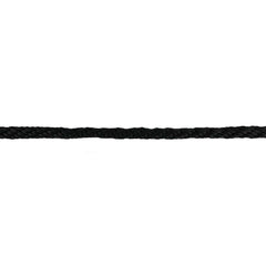 Extreme Max 3008.0028 Solid Braid MFP Utility Rope - 1/2" x 25', Black
