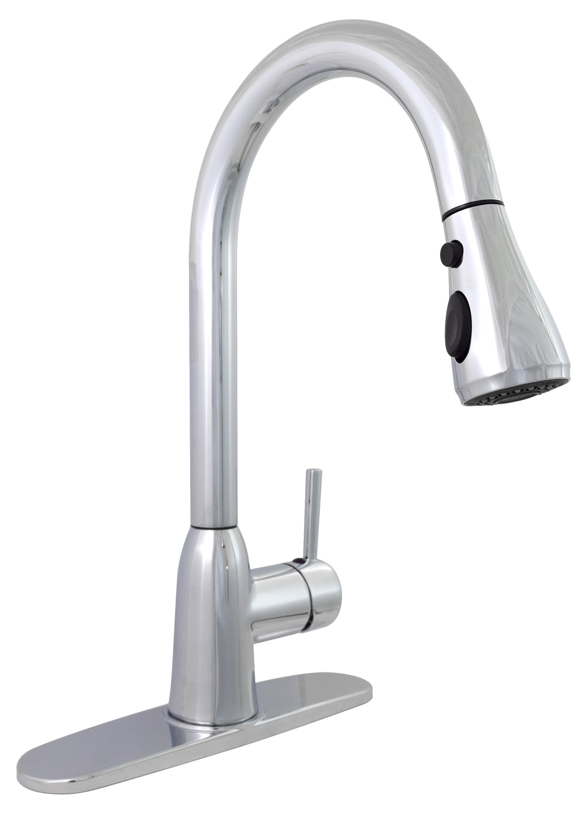 Phoenix PF231366 Premium Slimline Single Handle with Power Boost Pull Down Kitchen Faucet - Chrome