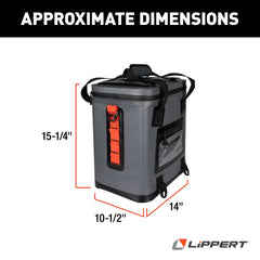 Lippert 2021099915 Adventure Pro 24 Can Soft Pack Cooler