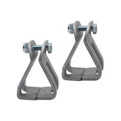 Extreme Max 3006.6887 Galvanized I-Beam Clamp Kit for 1.5" Square Trailer Guide-On Poles