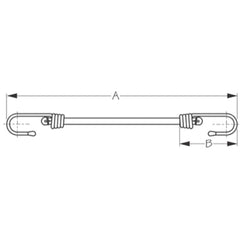 Sea-Dog 650240-1 Elastic Shock Cord - 24"