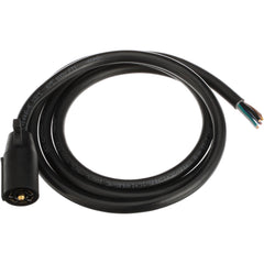 Pollak 14-227 7-Way Round Plug Blade Cable - 8' (Not Removeable 7-Way Connector)