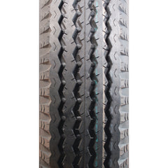 Badger Tire & Wheel AD12C5305SB-KJG Economy Bias Tire and Wheel 5.30 x 12 C/5-Hole - Painted Silver Directional Rim