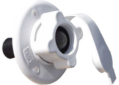 JR PRODUCTS 160-85-A-2PZ-A FLUSHER WATER FLANGE PLASTIC POLAR WHITE