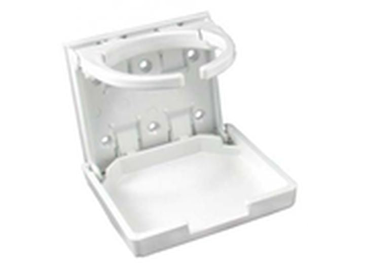 JR PRODUCTS 45624 ADJUSTABLE CUP HOLDER WHITE