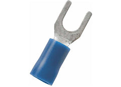 J T & T PRODUCTS 2054H 1614 #8 BLUE VINYL SPADE TERMINAL 19 PCS