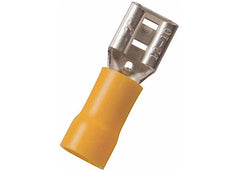 J T & T PRODUCTS 2107H 1210 .250 YELLOW VINYL FM DISCONNECT 15 PCS