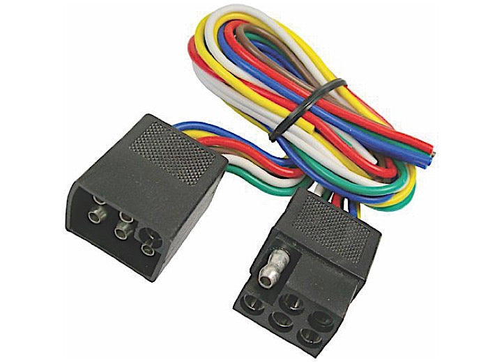 J T & T PRODUCTS 2514F 6WAY SQUARED MOIST PROOF FM/M TRAILER CONNECT 1PC