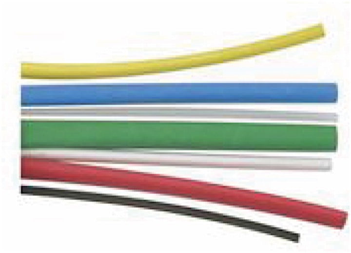 J T & T PRODUCTS 4006H 3/8IN I.D. BLACK HEAT SHRINK TUBING (6) 4IN PCS