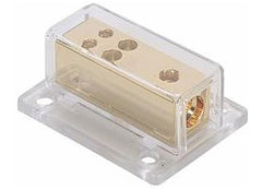 J T & T PRODUCTS 7785F GOLD RECTANGULAR DISTRIBUTION BLOCK 1 PC