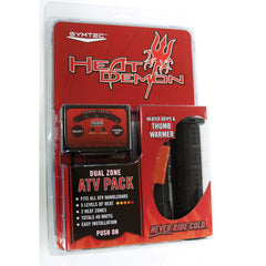 Heat Demon 215047 ATV Clamp-On Heated Grip Kit with Dual Zone Controller