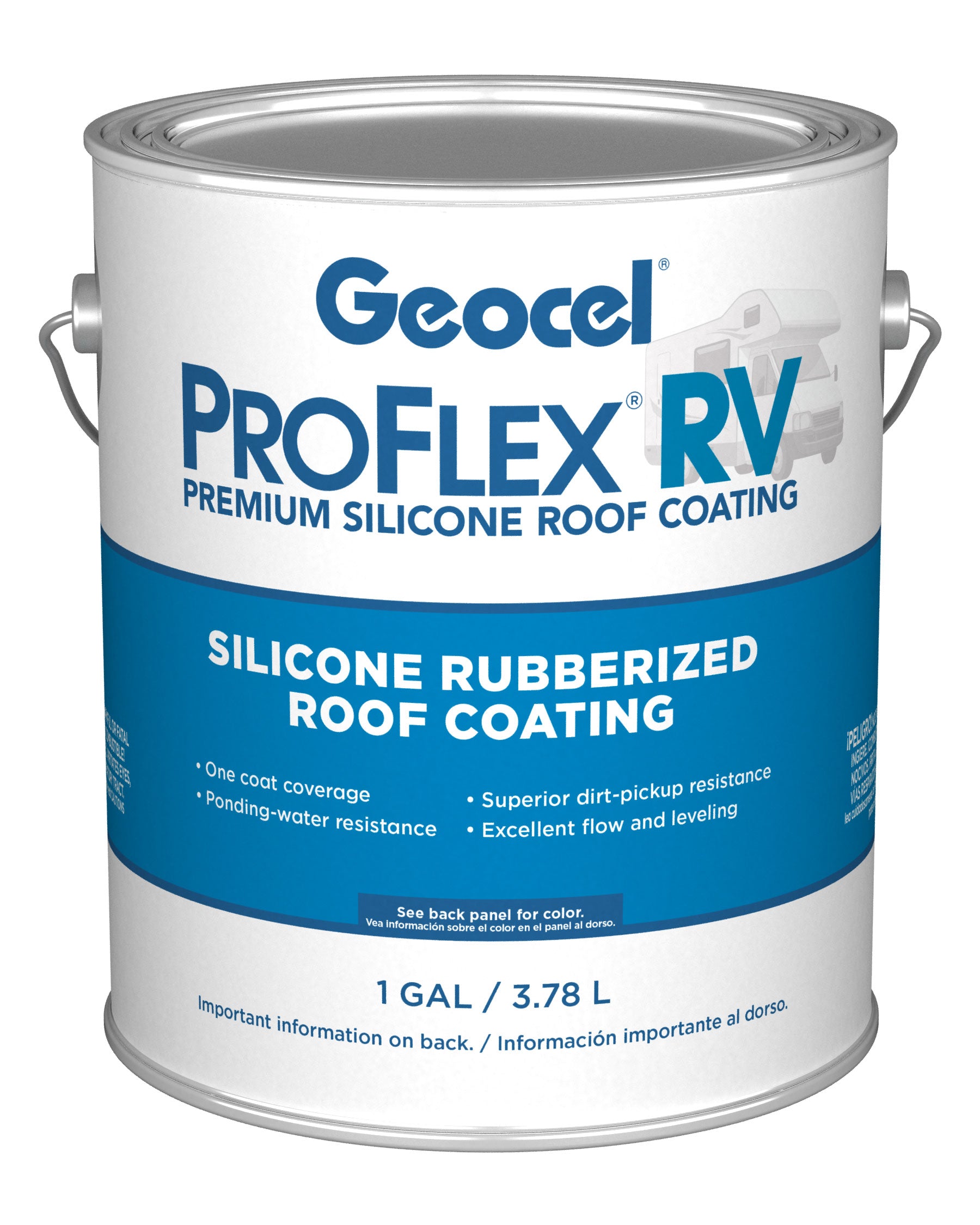 Proflex Rv Geocel KSRV44300-16 Pro Flex RV Silicone Roof Coating - Gallon – RVe Parts