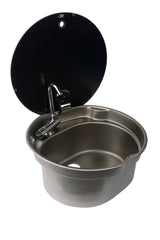 Suburban 3262AST Round Sink with Glass Lid