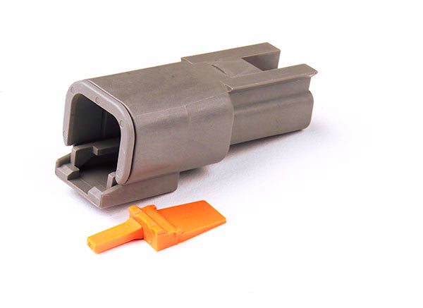 Grote 84-2485 Deutsch DTM Series Housing and Wedgelocks - 2-Way Male Receptacle