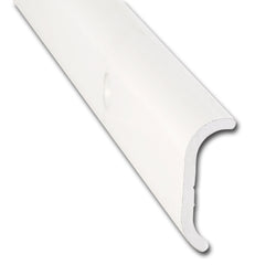 AP Products 021-86001-16 Aluminum Short Leg Non-Insert Trim - 16', Polar White, 5 Pack