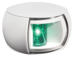 Hella Marine 980520311 2NM Navigation Light - Starboard Clear Lens, White Shroud, 120mm Cable
