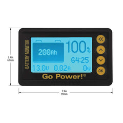 Go Power! 82958 GP-BMK-25 Battery Monitor Kit