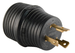 Makerz 0 89 30A 125V 3-Prong RV Generator Adapter Converter - NEMA L5-30P to NEMA TT-30R