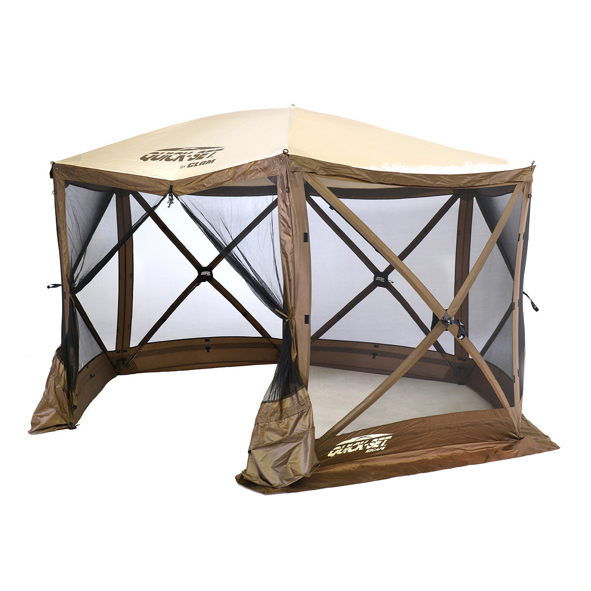 Quick-Set by Clam 9879 Escape 6-Sided Screen Shelter with Wind Panels ...