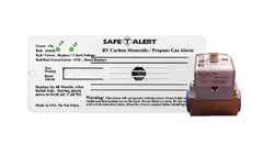 Safe-T-Alert 35-742-R-WT-KIT Flush Mount Combination Carbon Monoxide/Propane Alarm 12V DC Hard Wire with Solenoid Valve - White