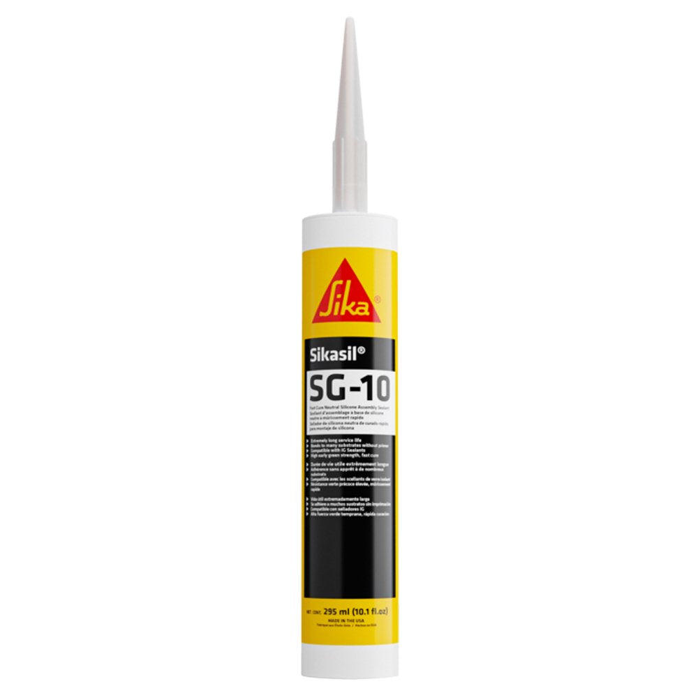 SIKASIL 017-412771 SG-10 Silicone Sealant - 295 ML, Clear
