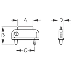 Sea-Dog 357399-1 Nylon Deck Plate Key