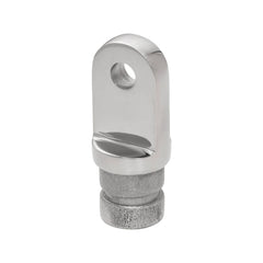Whitecap S-1433C Top Insert - 7/8" Tube x 1/4" Pin, CP/Zamac