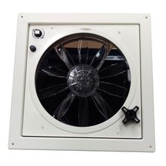 Heng's 71112V-G4 Standard Mount Universal Vent, 12 Volt Fan - White SV1112-G4