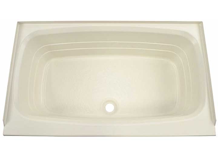 LIPPERT 209385 24IN X 40IN BATHTUB; CENTER DRAIN PARCHMENT