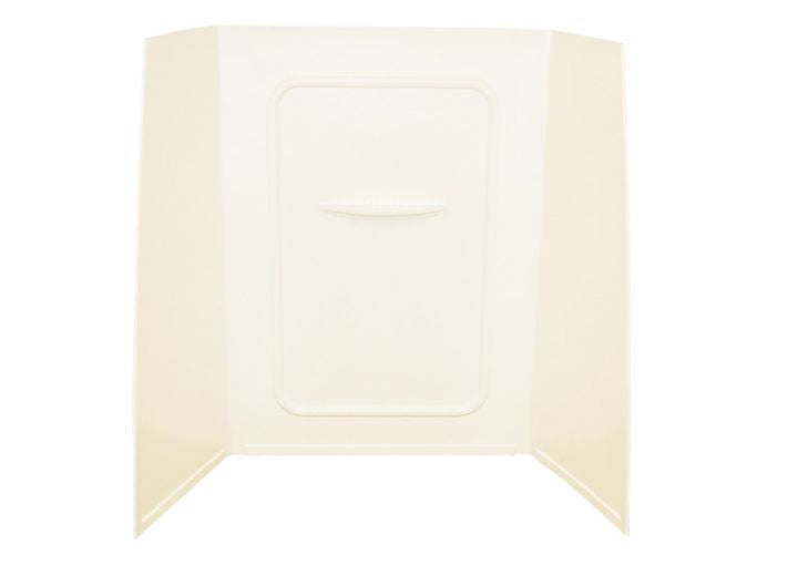 LIPPERT 209461 24IN X 36IN X 59IN BATHTUB & SHOWER PAN SURROUND; 1PIECE DESIGN; PICTURE FRAME FINISH PARCHMENT