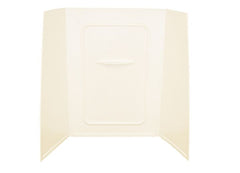 LIPPERT 209461 24IN X 36IN X 59IN BATHTUB & SHOWER PAN SURROUND; 1PIECE DESIGN; PICTURE FRAME FINISH PARCHMENT