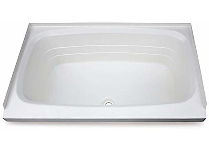 LIPPERT 209661 24IN X 38IN BATHTUB; CENTER DRAIN WHITE