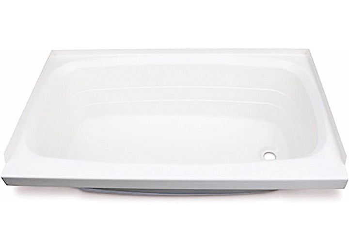LIPPERT 209683 24IN X 46IN BATHTUB; RIGHT DRAIN WHITE
