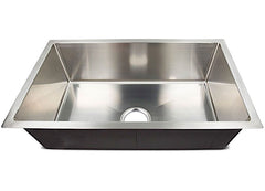 LIPPERT 385313 27X16X7 SINGLE BOWL SINK; R10 CORNERS; STAINLESS STEEL 304