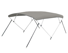 Carver 4A5487TB-10 8'L 4-Bow Round Tube Bimini Top Kit - 54"H, Fits 85"-90" W, Cadet Gray