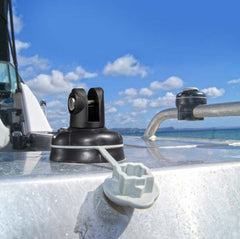 RAILBLAZA 02-4032-11 Clevis/Bimini Support - Pair, Black