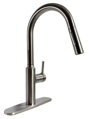 Phoenix PF231465 Premium Slimline Single Handle Pull Down Kitchen Faucet - Brushed Nickel
