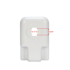 Quick Products JQ-RHW Replacement Plastic Cover for Electric Tongue Jack - White