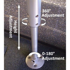 Cisco TMSBZ-L Trolling Motor Stabilizer Mount - Large, 12 in. - 17 in.