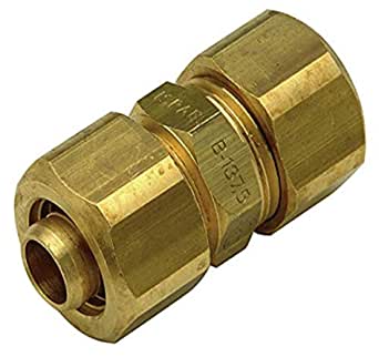 Zurn QHC44C Brass Radiant Heating Compression Couplings, Pair - 3/4" Compression