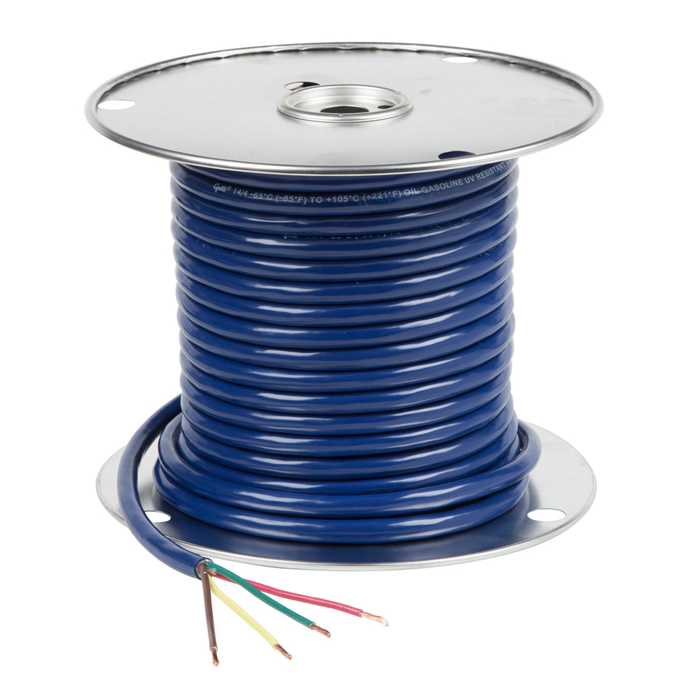 Grote 82-5824-500 Trailer Cable - Low Temperature, 4 Conductor, 14 Gauge, 500' Spool