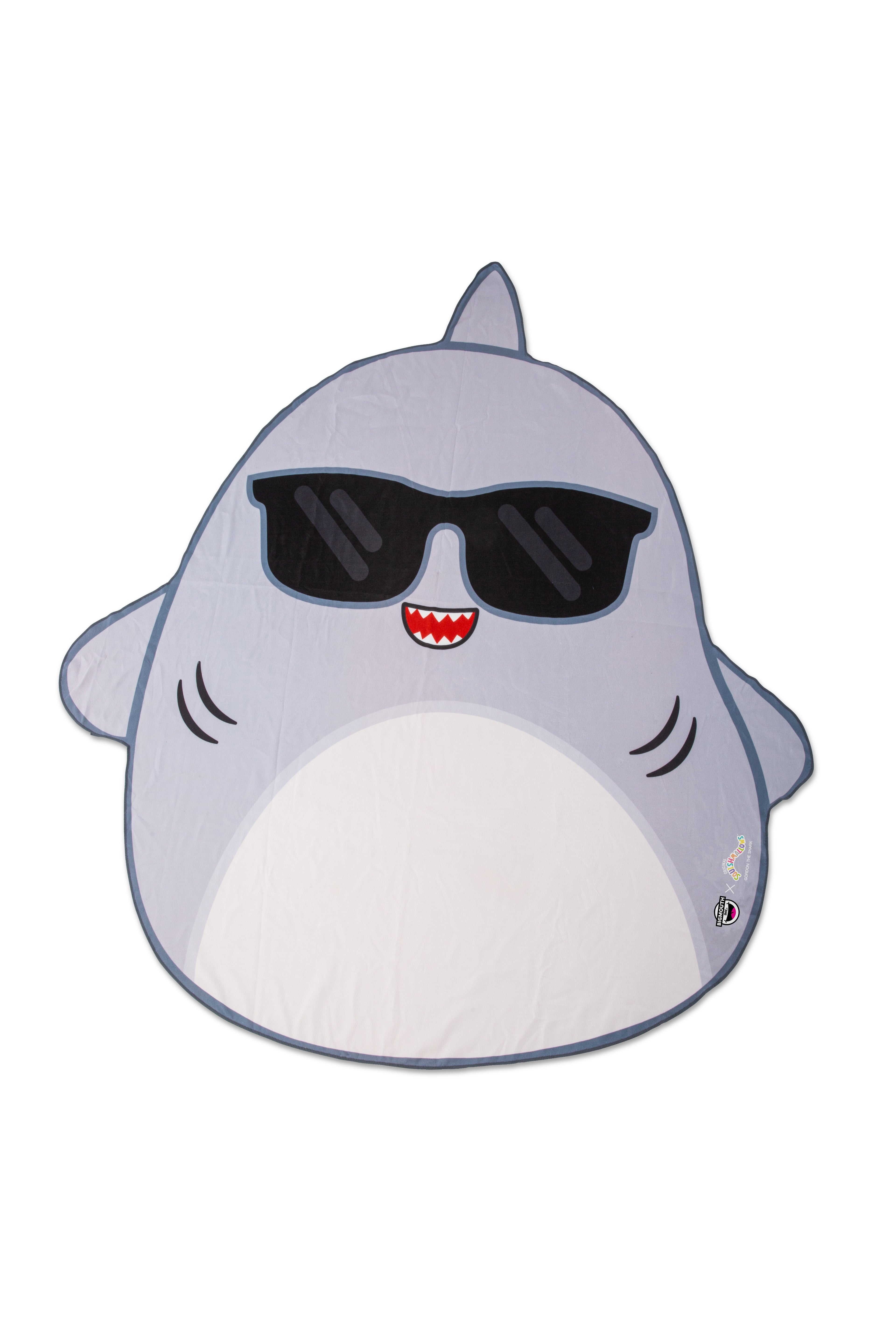 BigMouth Inc. 22-BBT-4375 Squishmallows Gordon the Shark Beach Blanket