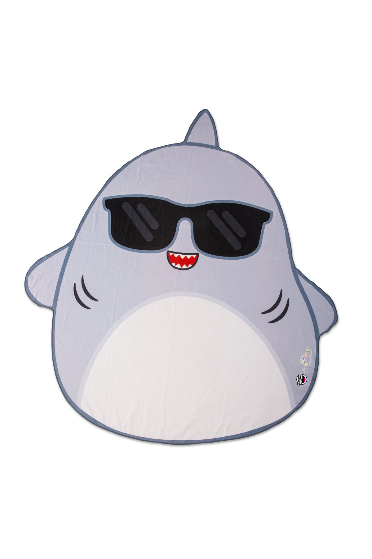 BigMouth Inc. 22-BBT-4375 Squishmallows Gordon the Shark Beach Blanket